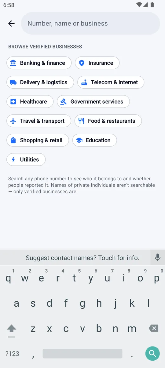 Search and business directory